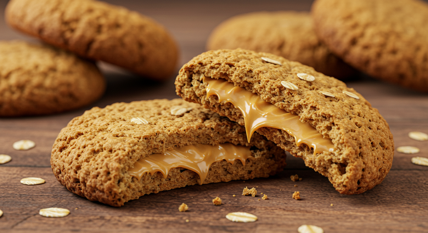 Cookie de Aveia e Pasta de Amendoim: receita fitness simples e deliciosa