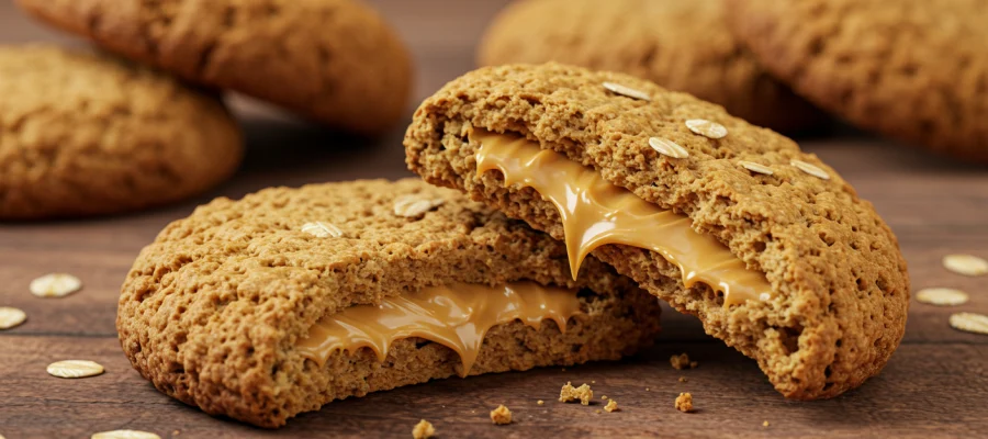Cookie de Aveia e Pasta de Amendoim: receita fitness simples e deliciosa